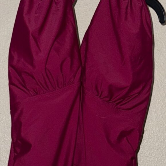 Halter one-piece swimsuit **Maternity** - Picture 2 of 3